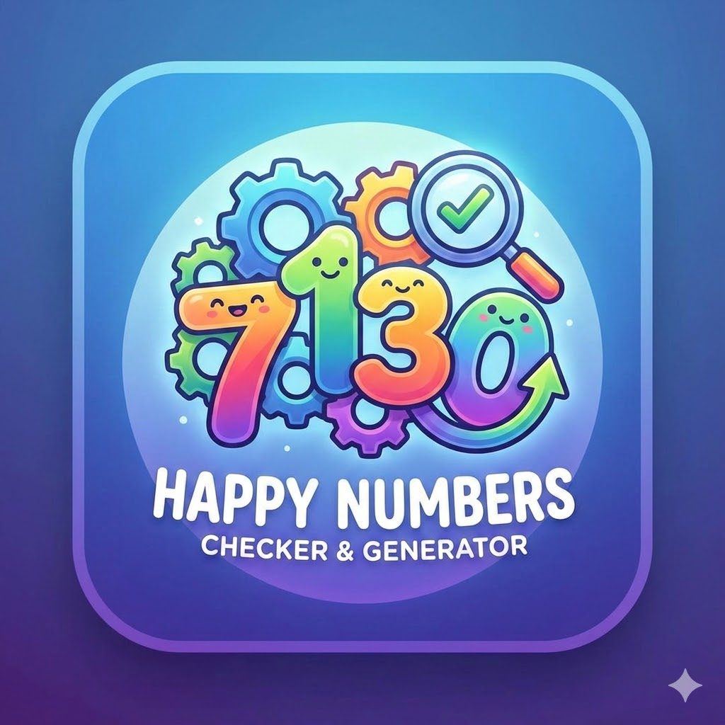 Happy Numbers Checker & Generator