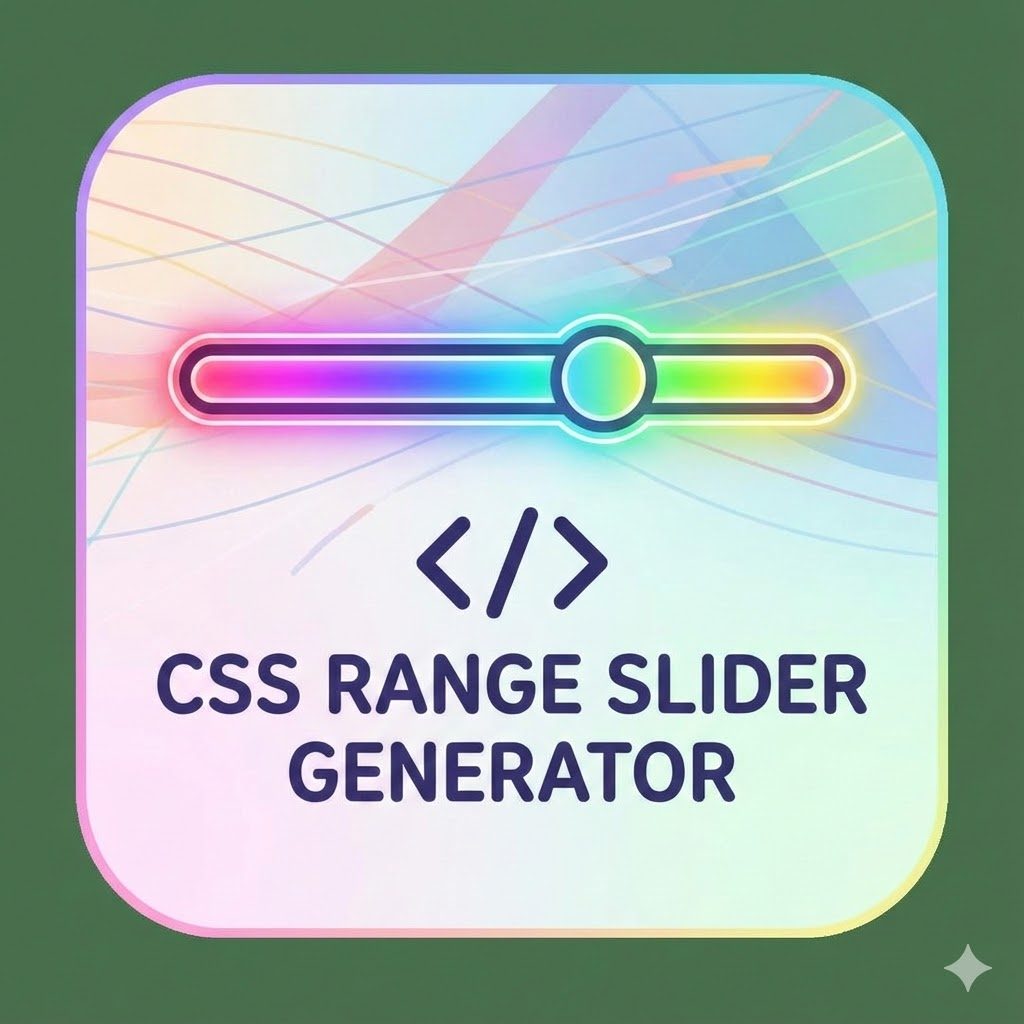 CSS Range Slider Generator
